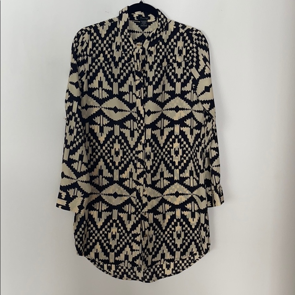 Printed Shirt Dress